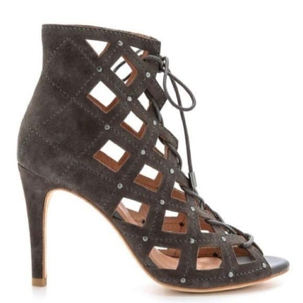 Joie Cayla‎ Cutout Bootie Studded Caged Heels 36
